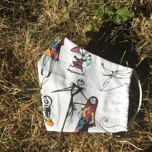 Halloween nightmare before Christmas face mask
